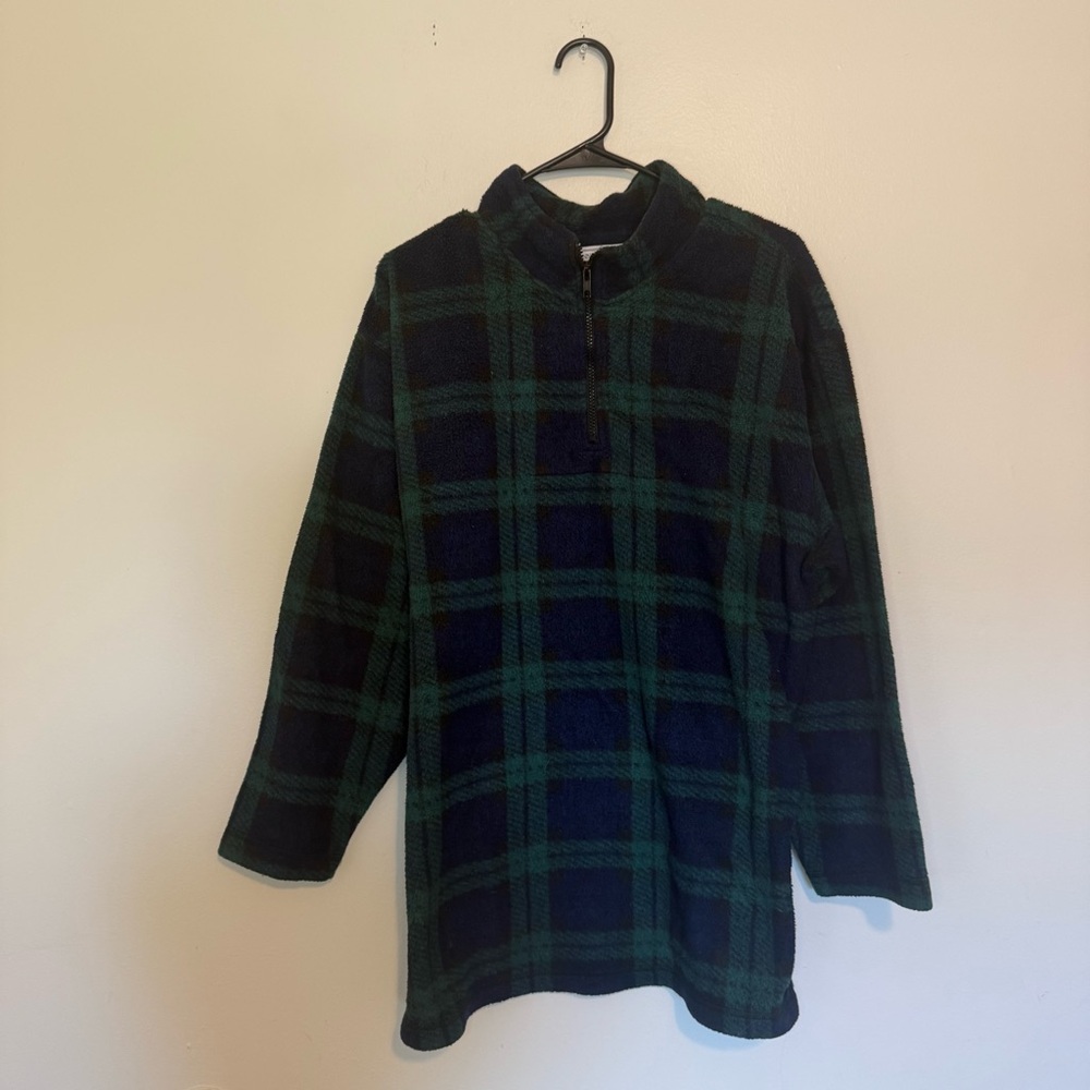 Jennifer Moore | Blue and Green Teddy Jacket
